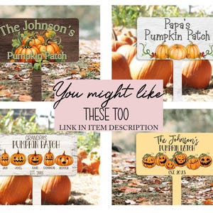 Pumpkin Patch Sign Outdoor, Pumpkin Patch Decor, Pumpkin Patch Farm Sign, Pumpkin Patch Garden Sign, Pumpkin Patch Metal Sign for Garden bild 6