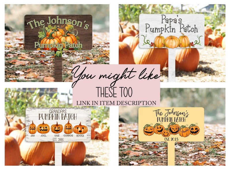 Pumpkin Patch Sign Outdoor, Pumpkin Patch Decor, Pumpkin Patch Farm Sign, Pumpkin Patch Garden Sign, Pumpkin Patch Metal Sign for Garden bild 6