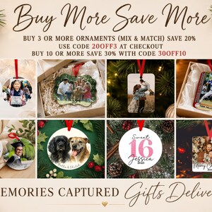 Kindergarten Ornament with Picture, Preschool Ornament Personalized, School Ornament for Kid, Kids Ornament Personalized, 1st Grade Ornament image 8