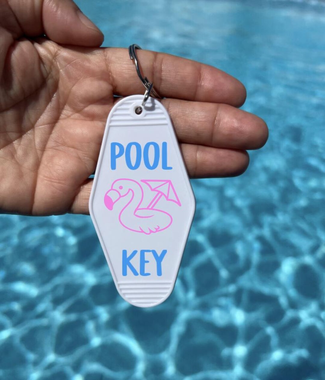 Pool Key / Pool / Pool Keychain / Pool Days / Summer Fun / Flamingo ...