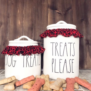 Older Rae Dunn Good Dog Treat Canister Crown Lid Ceramic Excellent Condition Etsy