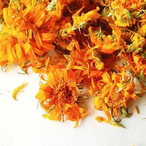 Calendula Flowers Organic Dried Calendula Flowers Whole Etsy