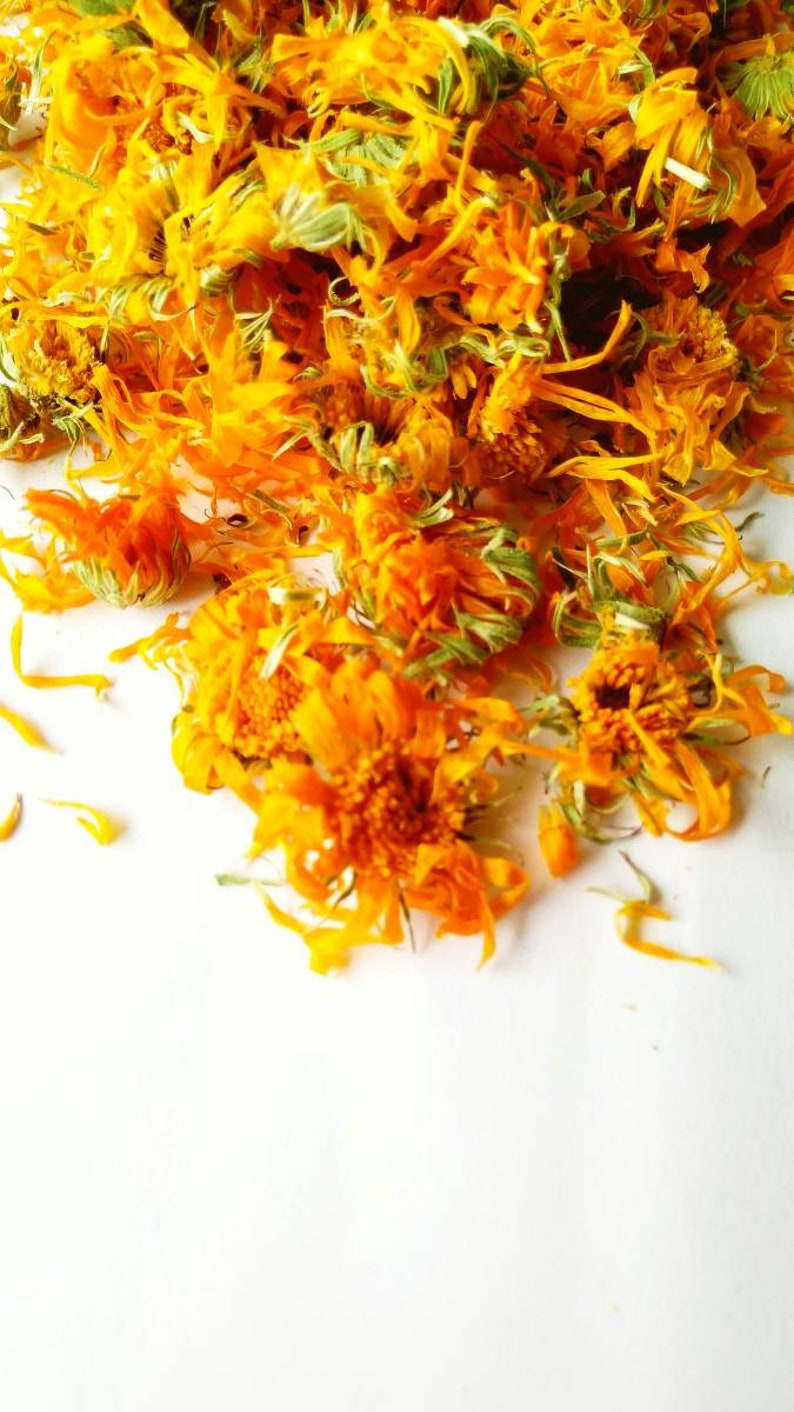 CALENDULA flowers Organic Dried Calendula flowers whole Etsy