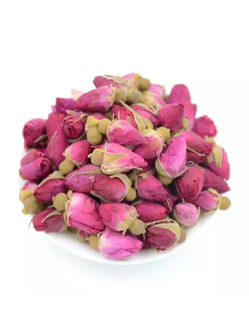 Красные РОЗОВЫЕ БУТОНЫ Сухие цветы розы Бутоны роз Конфетти 3 - изображение...