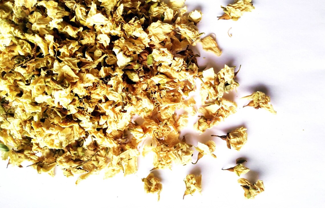 Dried Jasmine Flowers Jasmine with leaves Jasmine petals Etsy