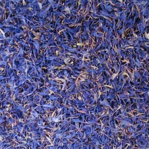 Blue Cornflower petals, Dried organic Edible Flowers, Herbal tea natural flower garnish, Culinary grade Wild Cornflower