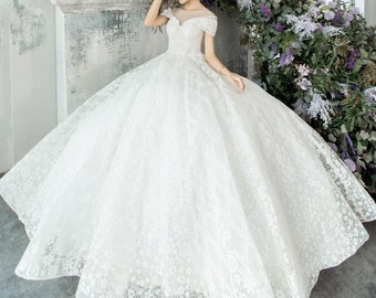 white long ball gowns