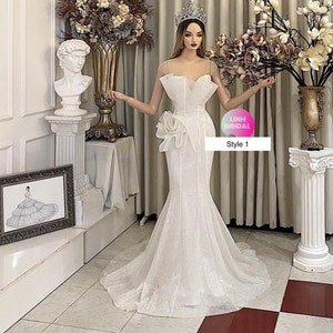Etsy mermaid wedding dress shop