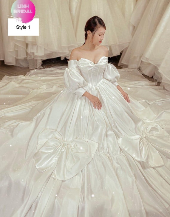 White long cheap ball gowns