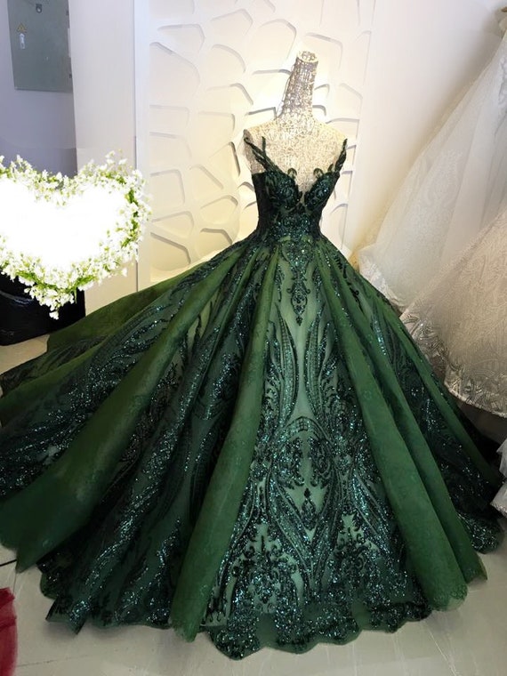 colorful ball gown