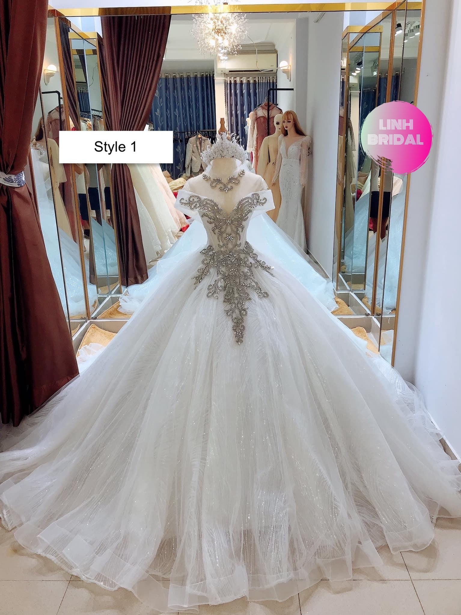 beaded bodice ball gown wedding dress