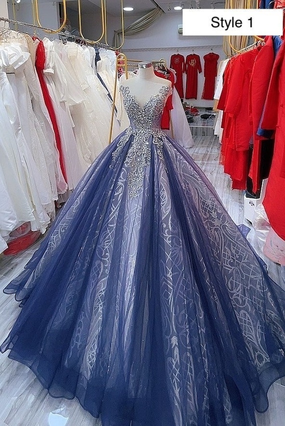 Red Carpet Ready Satin Gown - Cobalt Blue – Dressmezee