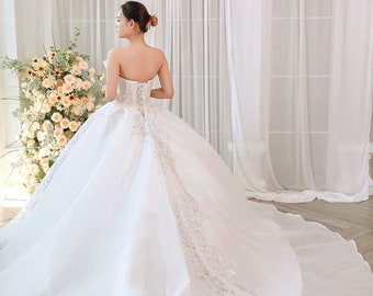 Vestido de novia de lentejuelas de una línea de espagueti blanco brillante  con lentejuelas | Brillantes vestidos largos de baile | Babyonlinewholesale