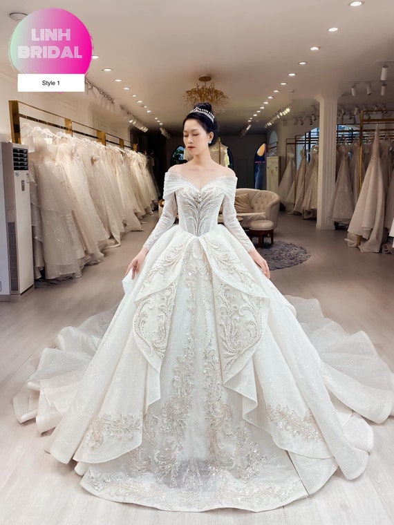 Korean Style V-Neck Lace Tank Sleeveless Floral Print Ball Gown Wedding  Dress 2022 New Fashion Simple estidos de noivas CC - Price history & Review  | AliExpress Seller - HSD Wedding Dresses