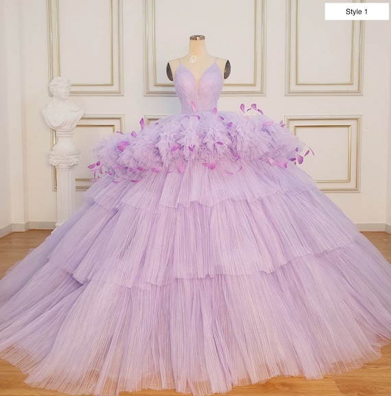 purple princess dress