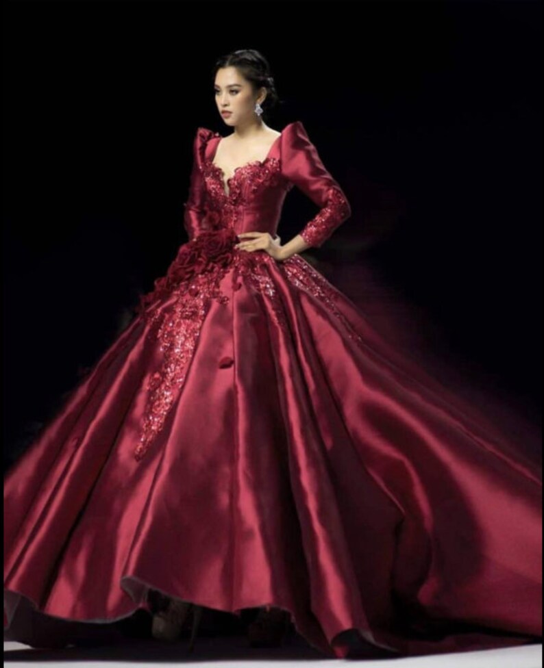 extravagant ballgown