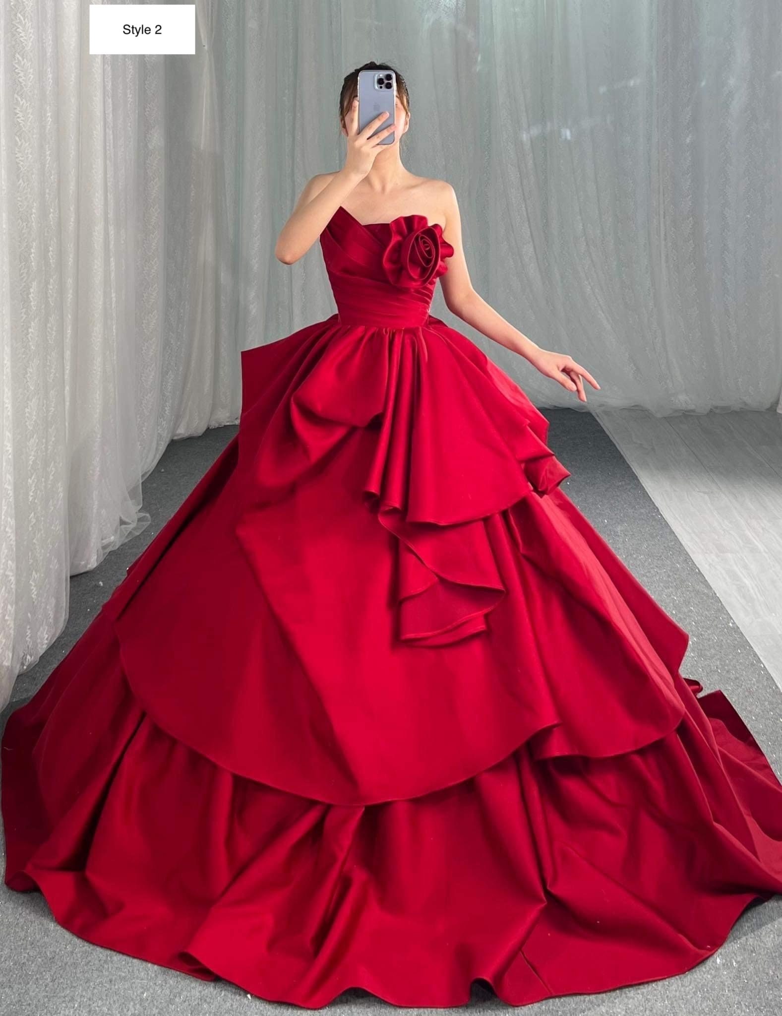 Royal cheap red dress
