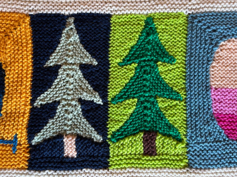 Camp Along Blanket Knitting Pattern image 4