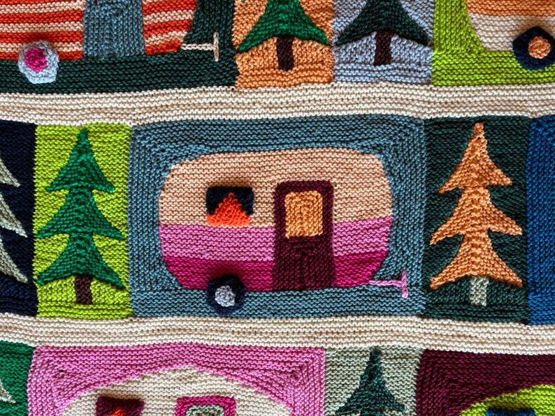 Camp Along Blanket Knitting Pattern image 3