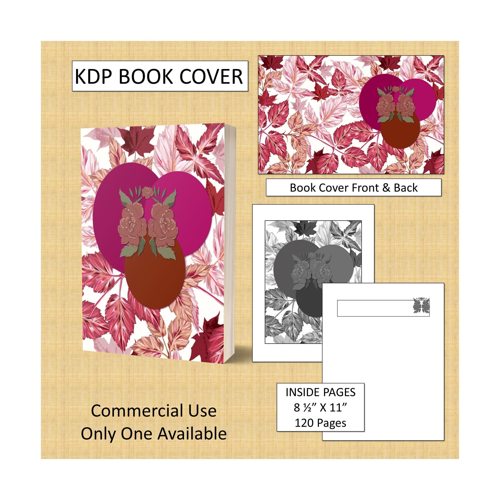 book cover template kdp
