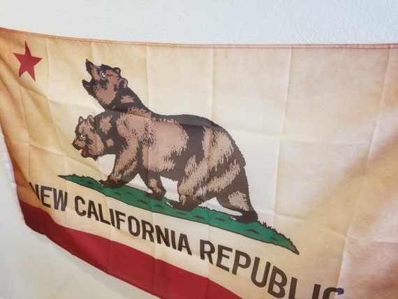 Weathered Fallout New Vegas Ncr Flag Banner 3x5ft Home Garden Garden Decor
