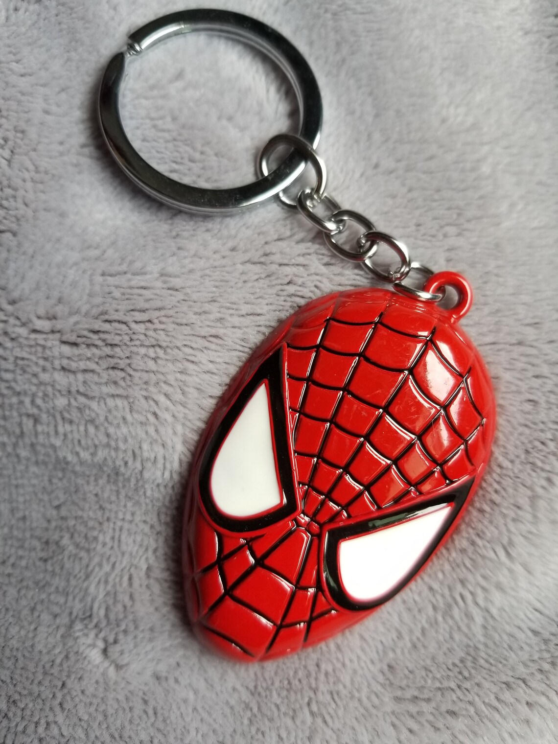 Keychain Spiderman Keyring Etsy