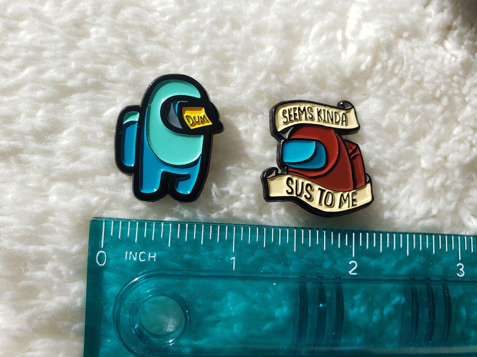 Among Us Tiny Mini Enamel Pins 2 Types | Etsy