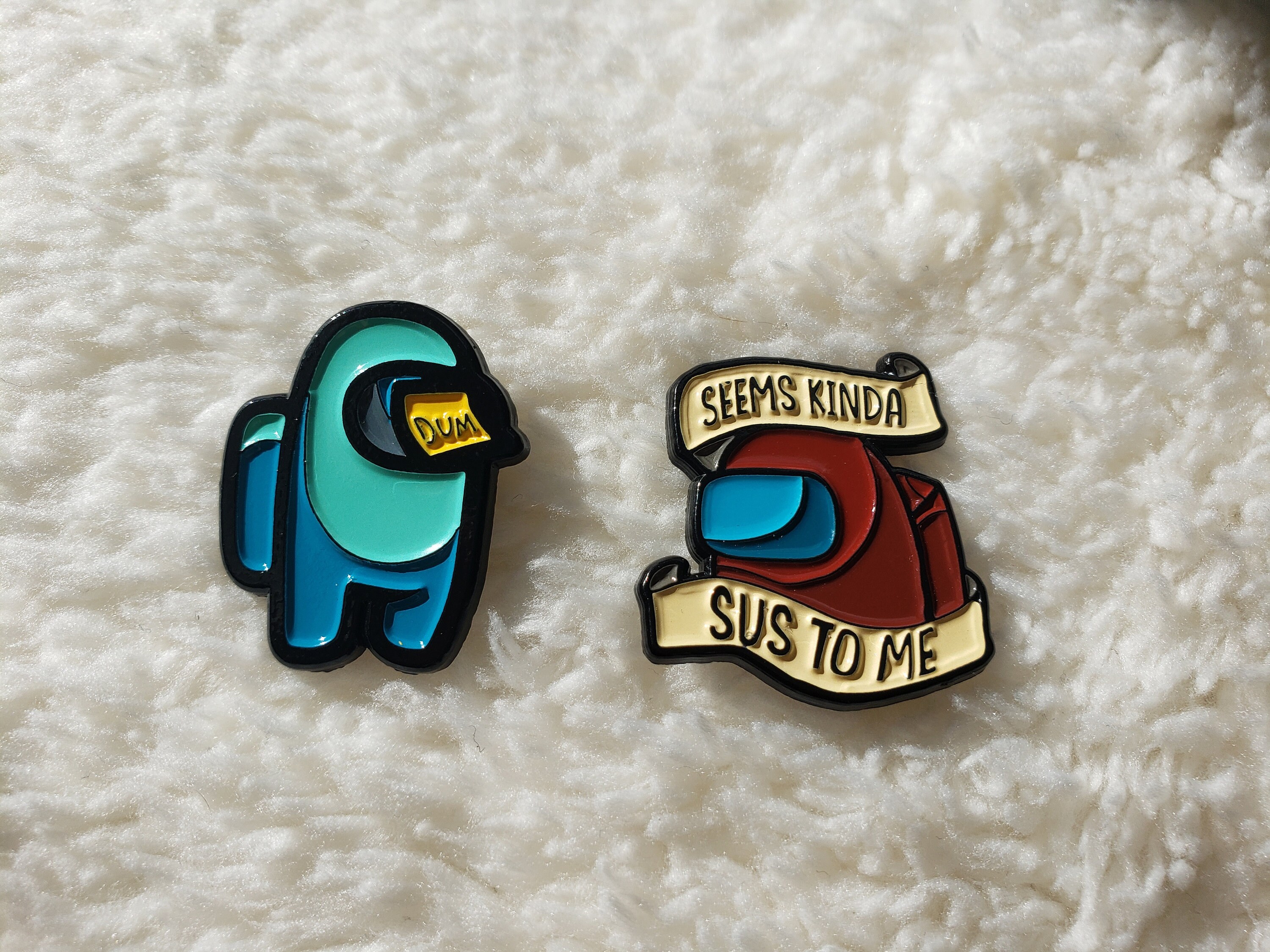 Among Us Tiny Mini Enamel Pins 2 Types | Etsy