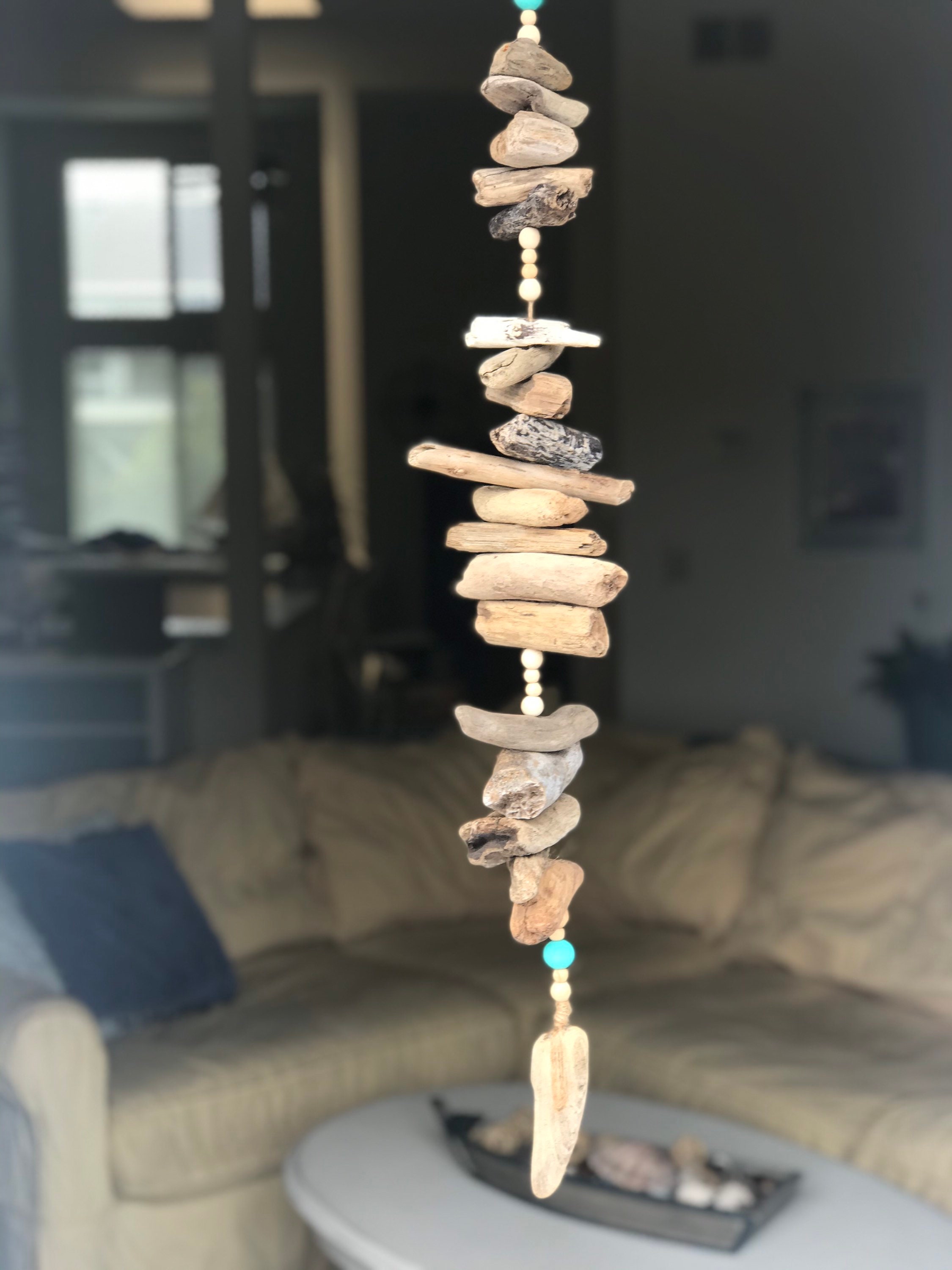 Driftwood Wind Chime Etsy