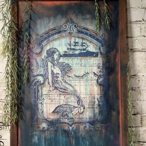 Coastal Rub on Transfers Etsy