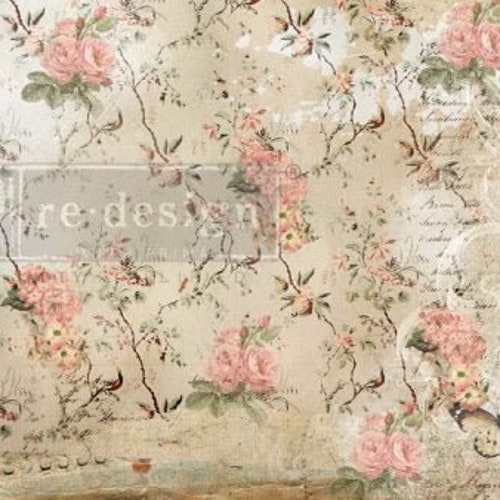 Decoupage Papers Redesign With Prima Mulberry Paper FLORAL Etsy