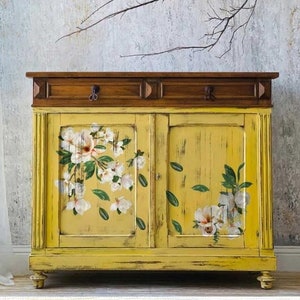 LA GRAN MAGNOLIA, Rub on Transfers for Furniture, Redesign with Prima Transfers, Middy Transfers, Furniture Decals