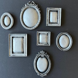 Silicone Molds SMALL FRAMES | Lablanche Moulds |Baking  Clay Resin | Tiny Miniature Picture Frame