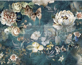 New! The Study Room Decoupage Paper for Furniture | Redesign with Prima | Limited Edition | 30 x 19 Inches | Decoupage Tissue Paper