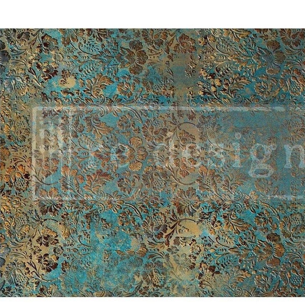 Redesign with Prima Decoupage Paper, Tissue Paper for Decoupage, AGED PATINA, Decoupage Fiber Paper,