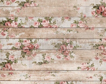 Neutral Floral Decoupage Tissue Paper Redesign With Prima - Etsy