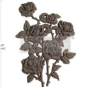 New! Furniture Appliques ETHEREAL BOUQUET || Redesign with Prima Decor Poly || Flexible Moulding || Roses Floral