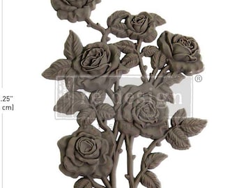 New! Furniture Appliques ETHEREAL BOUQUET || Redesign with Prima Decor Poly || Flexible Moulding || Roses Floral