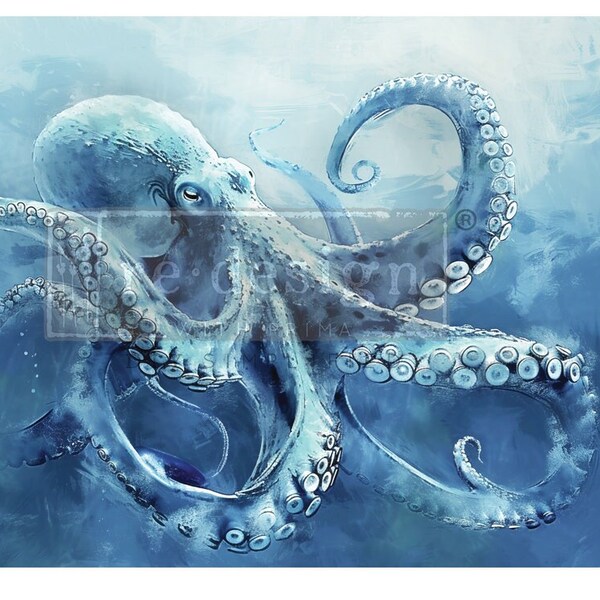 Octopus Decoupage Rice Paper - Etsy