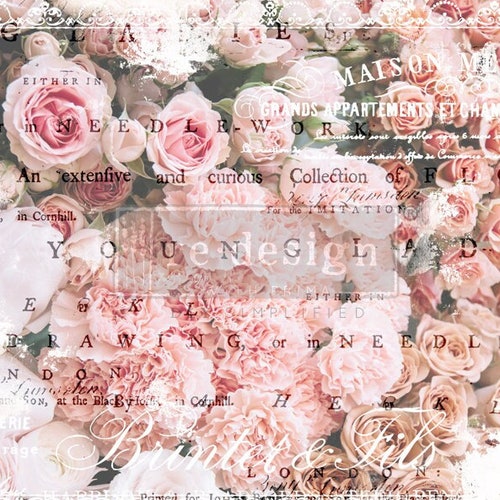 Decoupage Papers Redesign With Prima Mulberry Paper ANGELIC Etsy