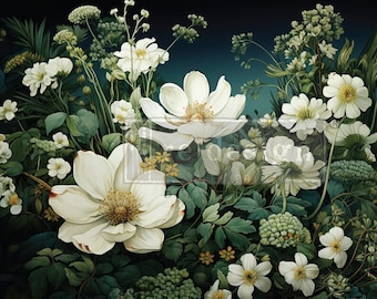Contrast of Night and Petal Decoupage Paper for Furniture | Redesign with Prima Decoupage Papers | Furniture Decoupage