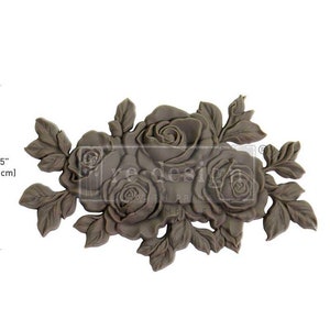 New! Redesign with Prima Decor Poly TIMELESS PETALS || Furniture Appliques || Flexible Moulding || Roses