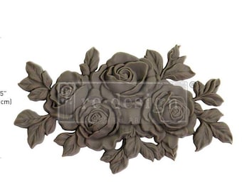 New! Redesign with Prima Decor Poly TIMELESS PETALS || Furniture Appliques || Flexible Moulding || Roses
