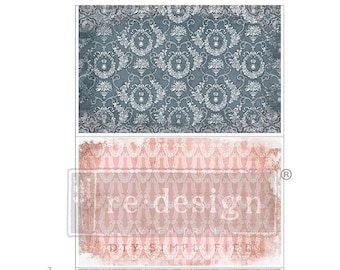New! Delicate Charm Decoupage Paper for Furniture | Redesign with Prima | 3 Pack Decoupage Tissue Paper | Limited Edition