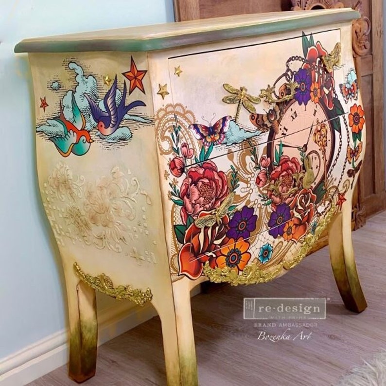 Furniture Transfer Rub on Transfers INKED FLASH Redesign Etsy