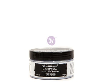 OLD SILVER Icing Paste - Redesign with Prima - Art Extravagance Icing Paste by Finnabair - Artist Paste