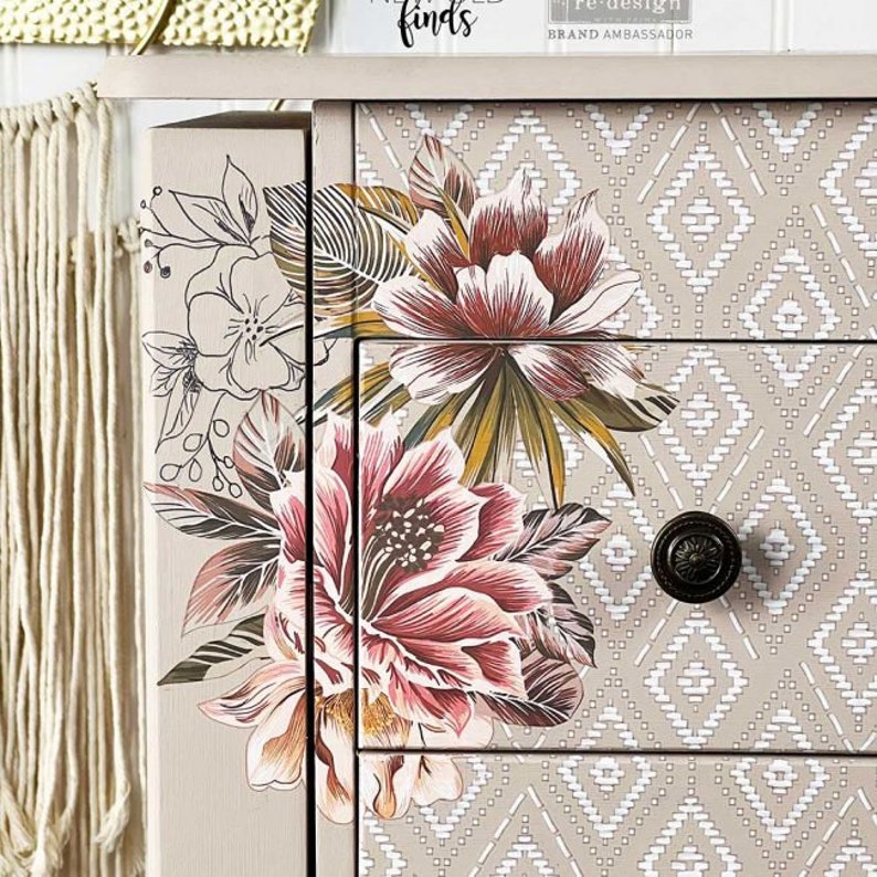 Redesign With Prima Small Decor Transfers for Furniture and Crafting ...