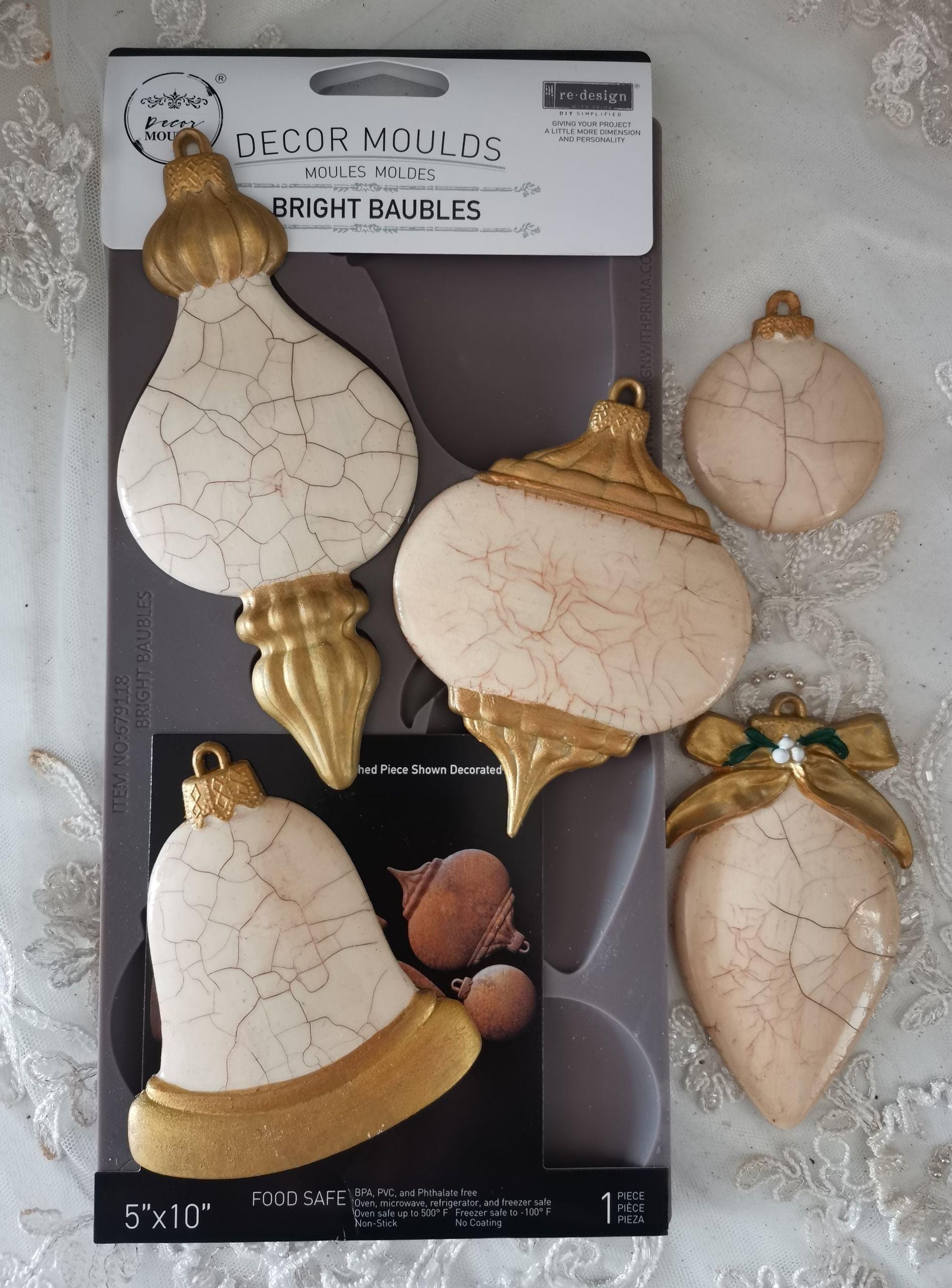 New Silicone Molds For Christmas Crafts BRIGHT BAUBLES Redesign With 