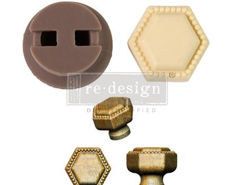 New! Silicone Molds for Drawer Knobs| Imperial Pearl | Redesign with Prima | Resin Mold