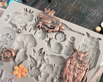 Silicone Mold for Resin NATURE ACADEMIA Mold | Redesign with Prima Moulds | Clay Baking Crafting Molds | Furniture Molds